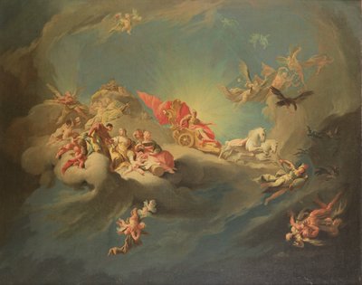 The Apotheosis of the Emperor Charles VI in the Guise of Apollo by Paul Troger